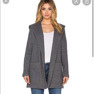 James Perse Red Zuma Hooded  jacket